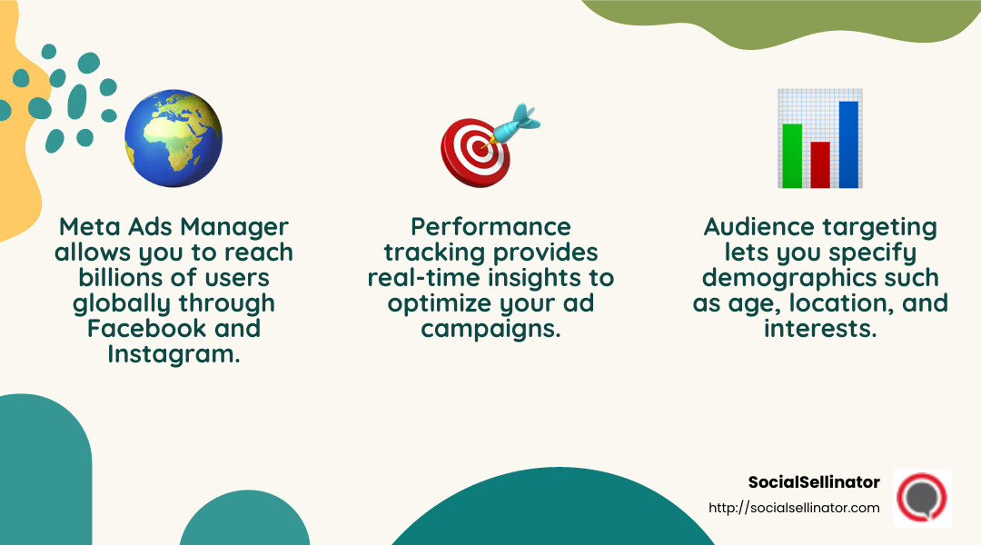 Powerful audience targeting - facebook ads manager for beginners infographic 3_facts_emoji_nature