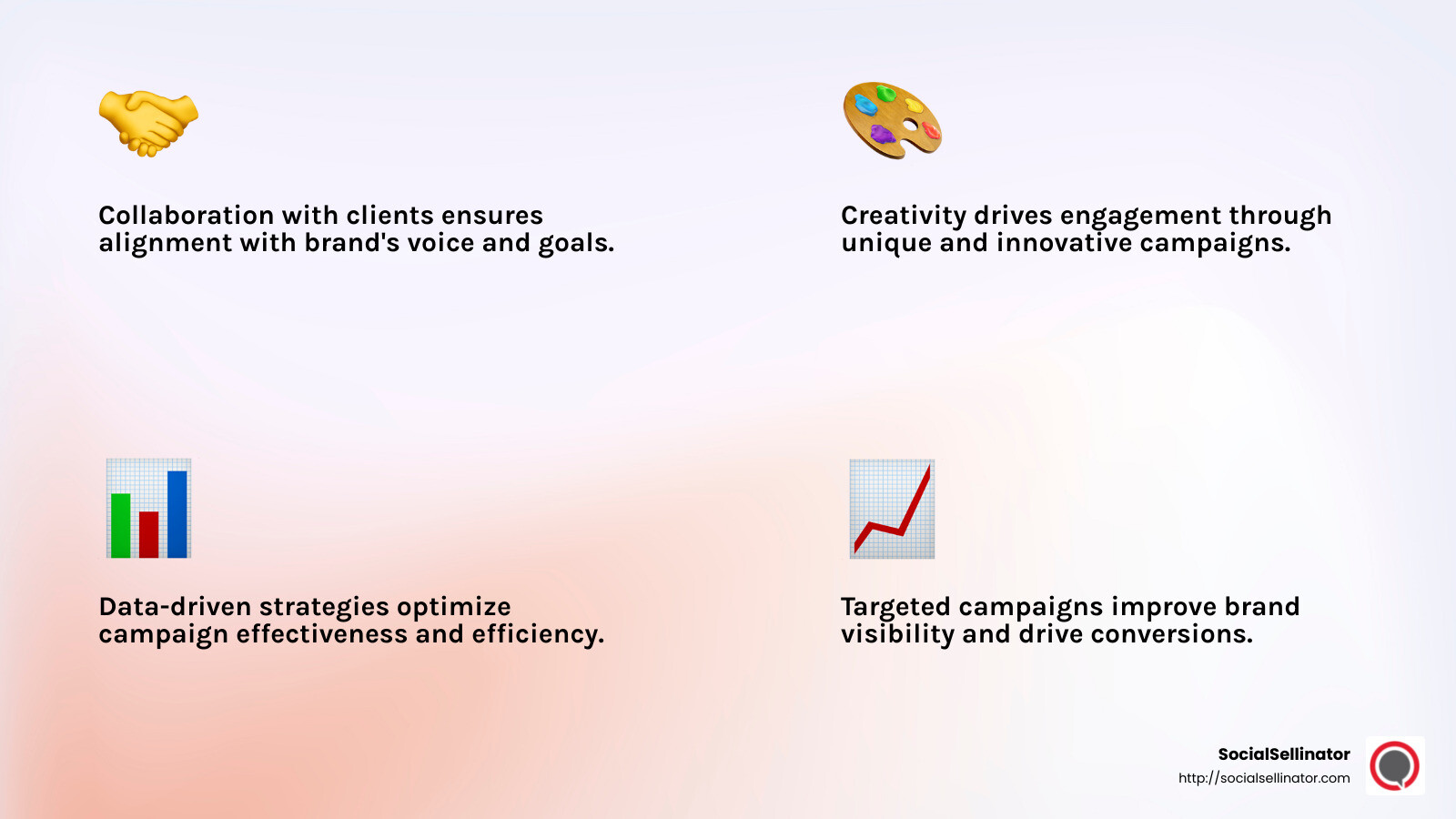 Data-driven strategies infographic - social media marketing companies denver infographic 4_facts_emoji_light-gradient