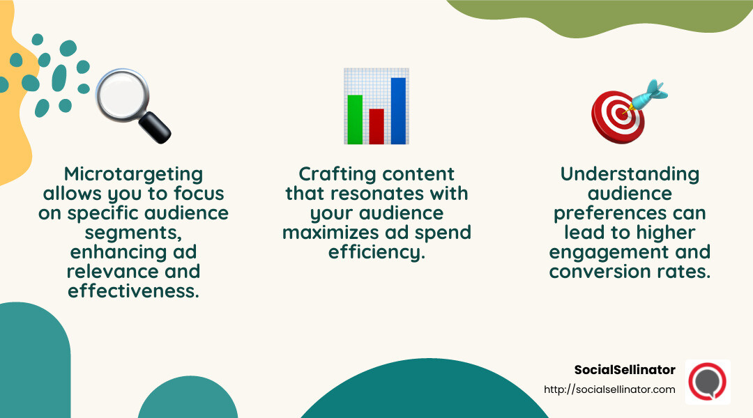 Microtargeting and audience preferences infographic - Facebook ad design tips infographic 3_facts_emoji_nature