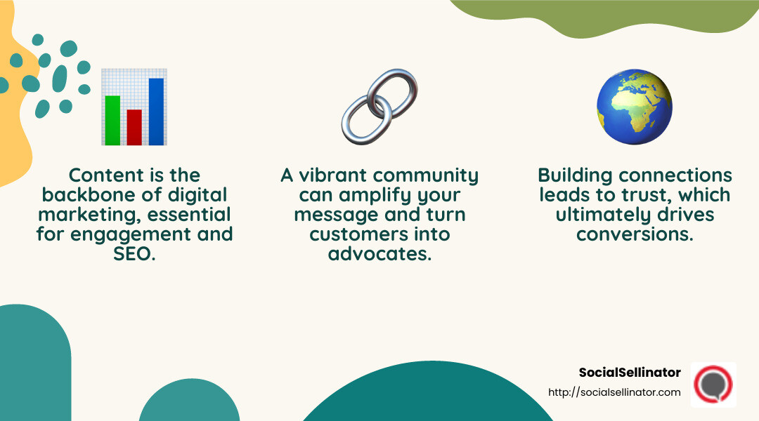 The importance of Content in digital marketing - Digital Marketing Knowledge Hub infographic 3_facts_emoji_nature