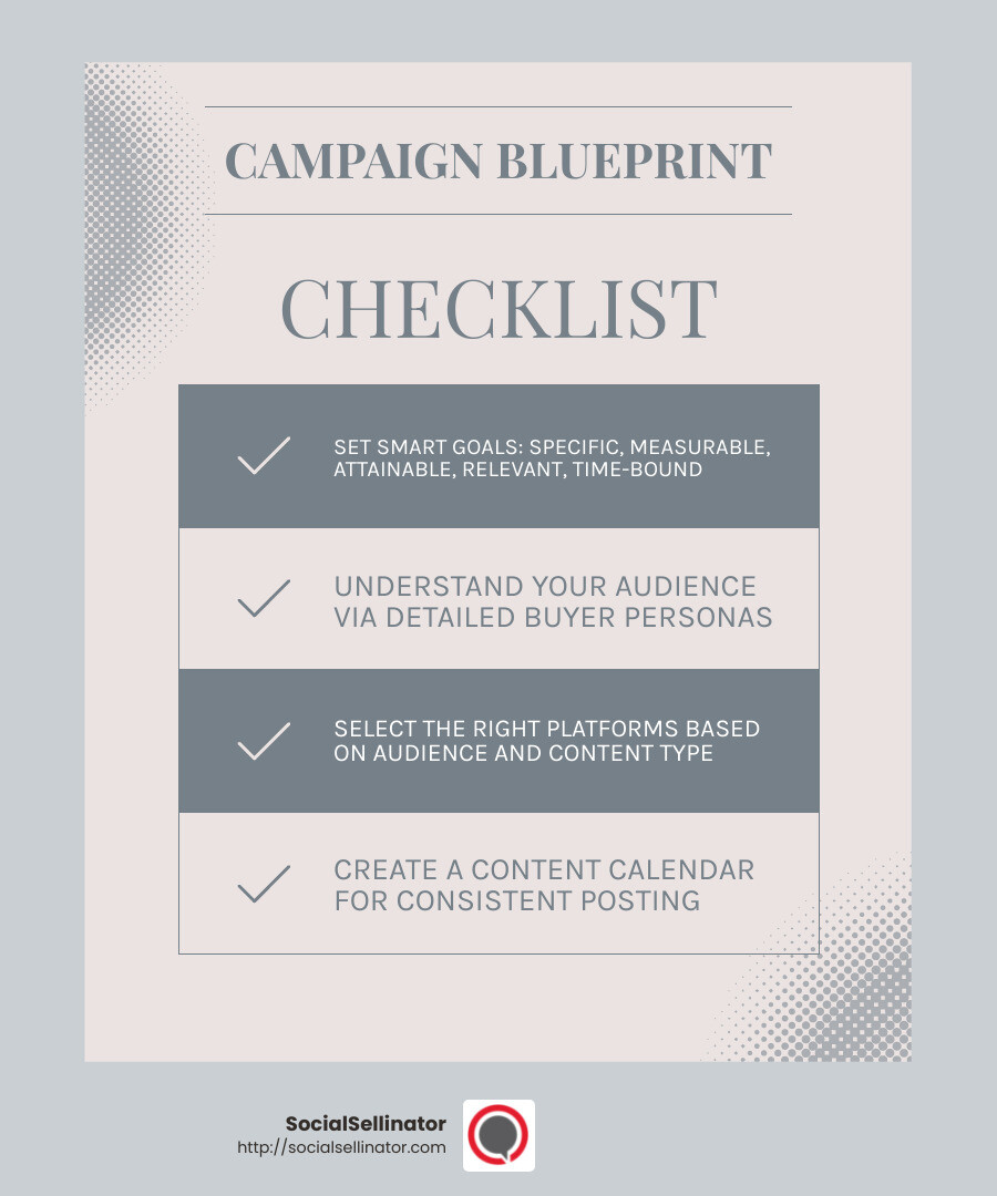 Quote about platform optimization - social media campaign case studies infographic checklist-light-blue-grey